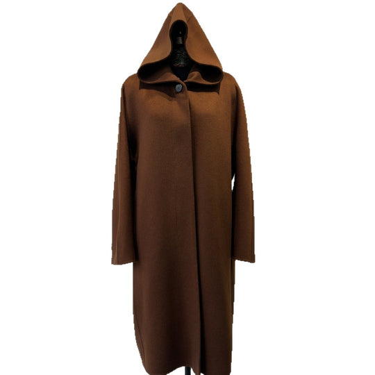 Damen Eleganter Kapuzen-Wickelmantel Shop Nory