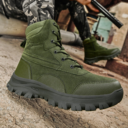 Herren Einsatzstiefel mit hohem Komfort und rutschfester Sohle