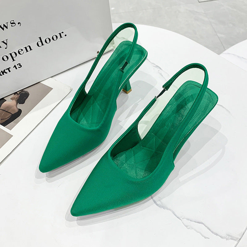 Damen Slingback-Pumps mit spitzem Zehenbereich und elegantem Design Shopnory