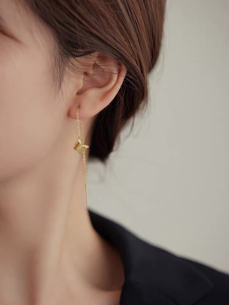 Damen Schmetterlings-inspirierte Ohrhänger Shop Nory