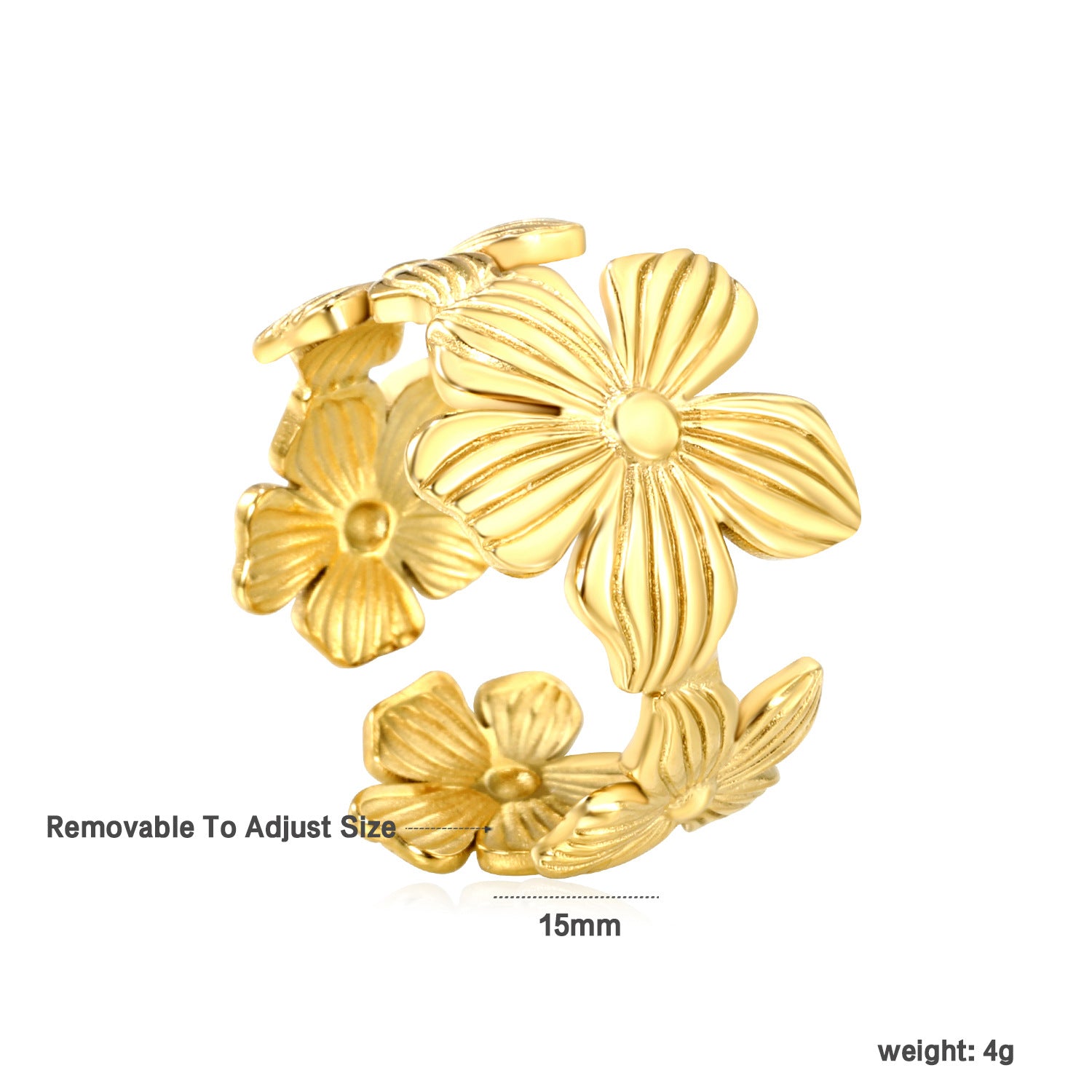Damen verstellbarer Ring mit elegantem Twist-Design Shop Nory