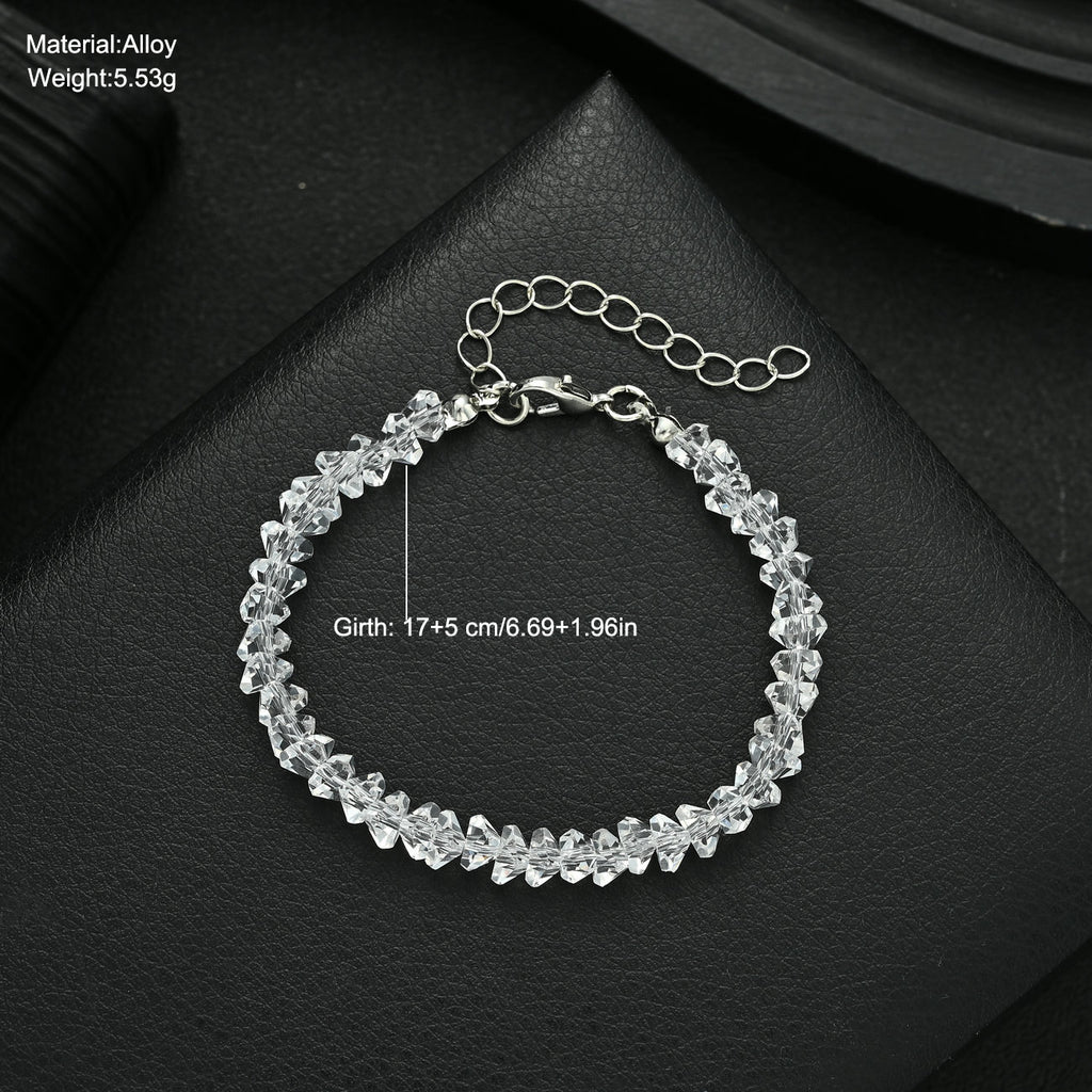 Damenarmband aus funkelnden Kristallperlen Shop Nory