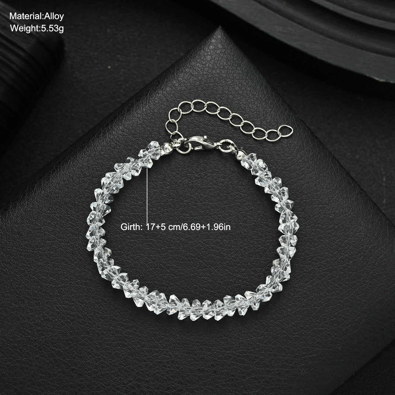 Damenarmband aus funkelnden Kristallperlen Shop Nory