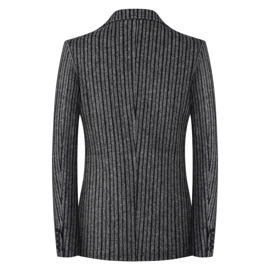 Herren stilvolle gestreifte Blazer Shop Nory