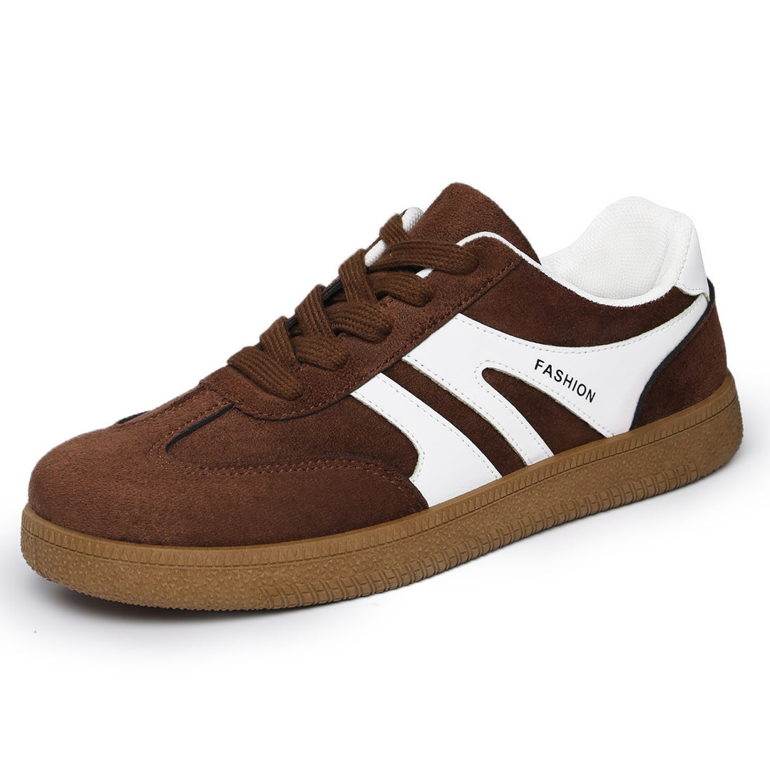 Herren nan retro Veloursleder Sneaker mit gepolstertem Fersenkragen und profilierter Gummilaufsohle Shop Nory