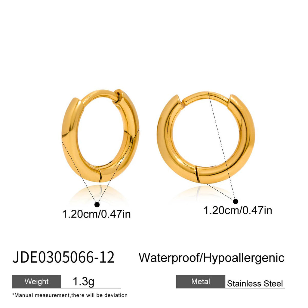 Damen Hoops Ohrhänger mit funkelnden Zirkonia und hochwertiger Edelstahlverarbeitung Shop Nory