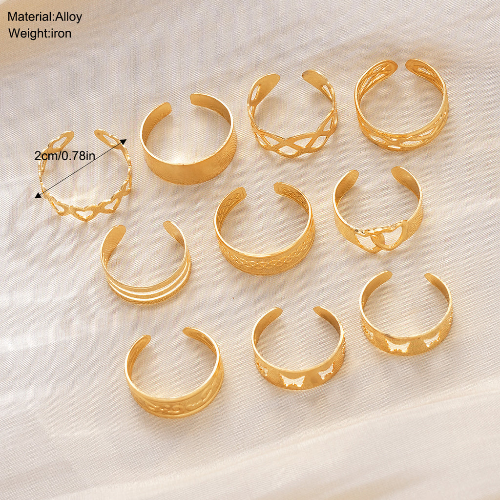 Damen Fußring-Set mit eleganten und filigranen Designs Shop Nory
