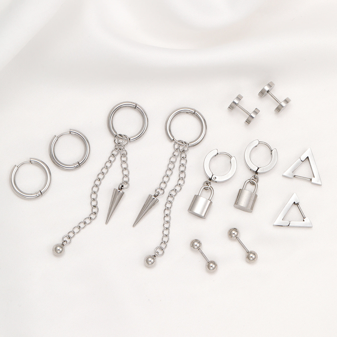 Damen Ohrschmuck Set mit modernen geometrischen und edgy Designs Shop Nory
