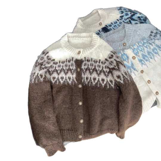 Damen Kuschelige Strickjacke Shop Nory
