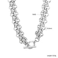 Damen Edelstahl Gliederkette mit verstellbarem Verschluss Shop Nory