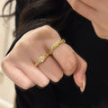 Damen Eleganter und funkelnder Ring mit kunstvollem Design Shop Nory