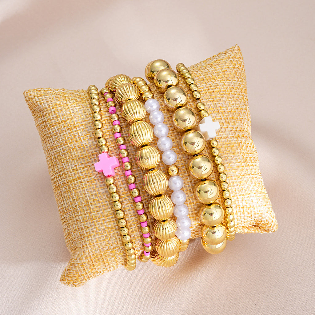 Damen Armband-Kollektion mit vielfältigen Perlen- und Strukturdesigns Shop Nory