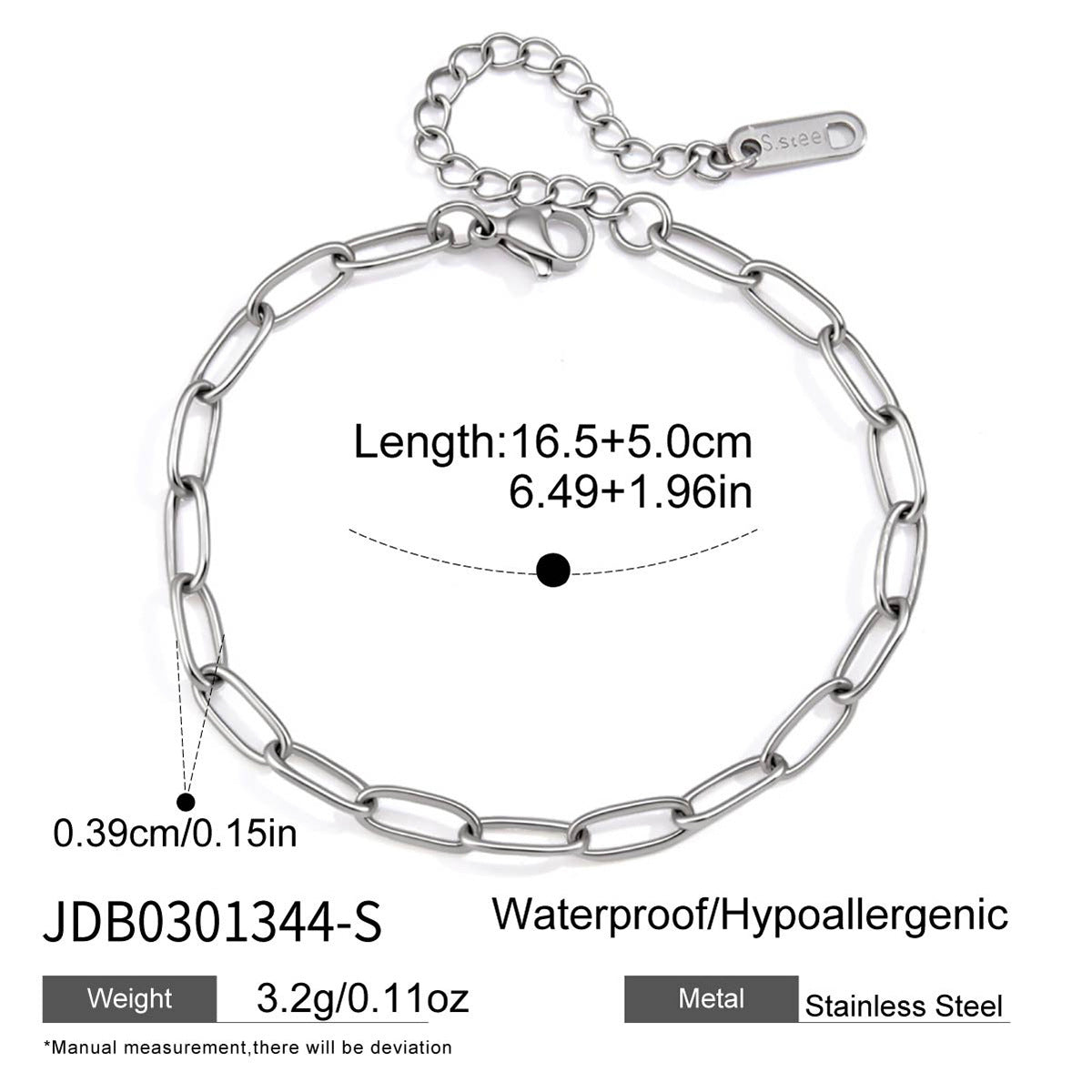 Damen Armband mit hypoallergenen und wasserfesten Eigenschaften Shop Nory