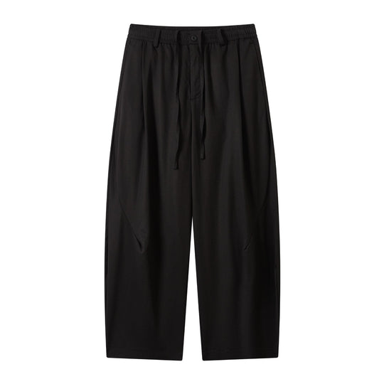 Damen weite Culotte-Hose mit elastischem Bund und Tunnelzug Shop Nory