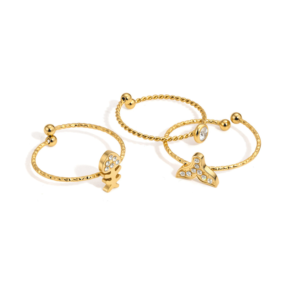 Damen Offenes Armband mit elegantem Zirkoniadesign Shop Nory