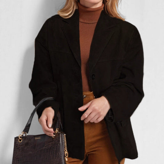 Damen Elegante und gemütliche Blazerjacke