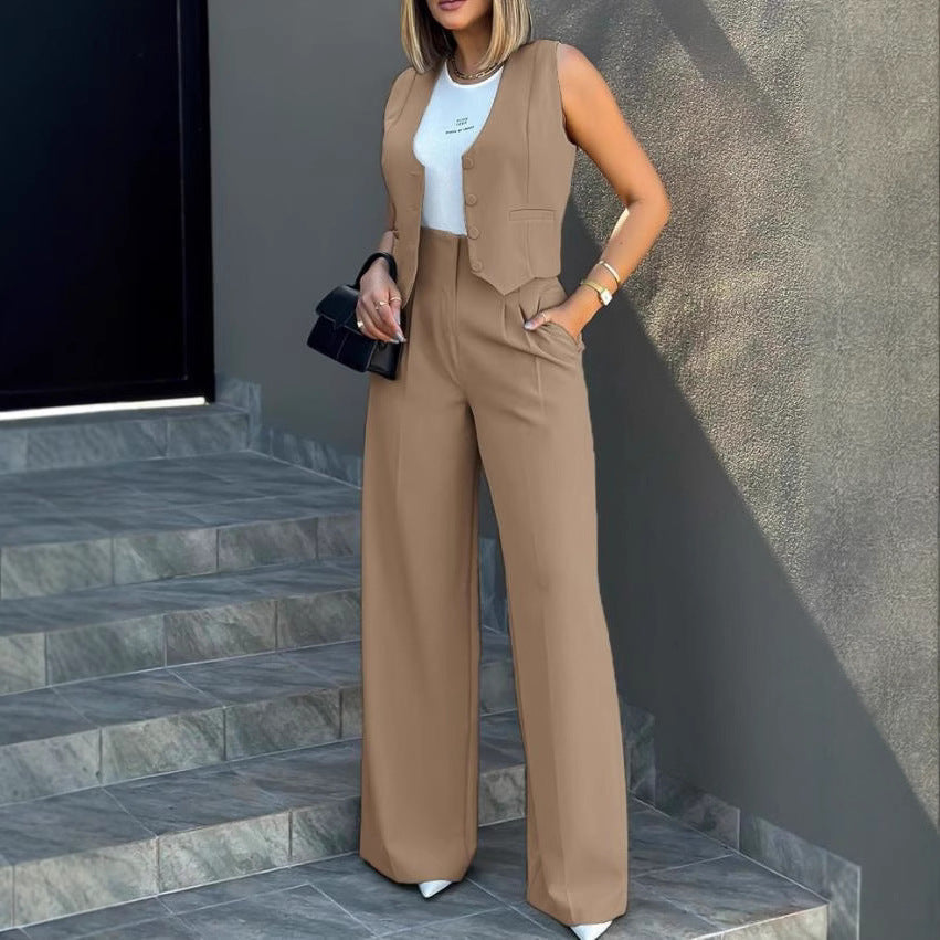 Damen Elegantes und modernes Zweiteiler Ensemble