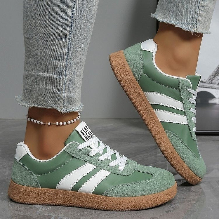 Damen Sportliche Sneakers mit strapazierfähigem Obermaterial und rutschfester Sohle