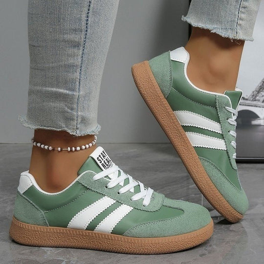 Damen Sportliche Sneakers mit strapazierfähigem Obermaterial und rutschfester Sohle