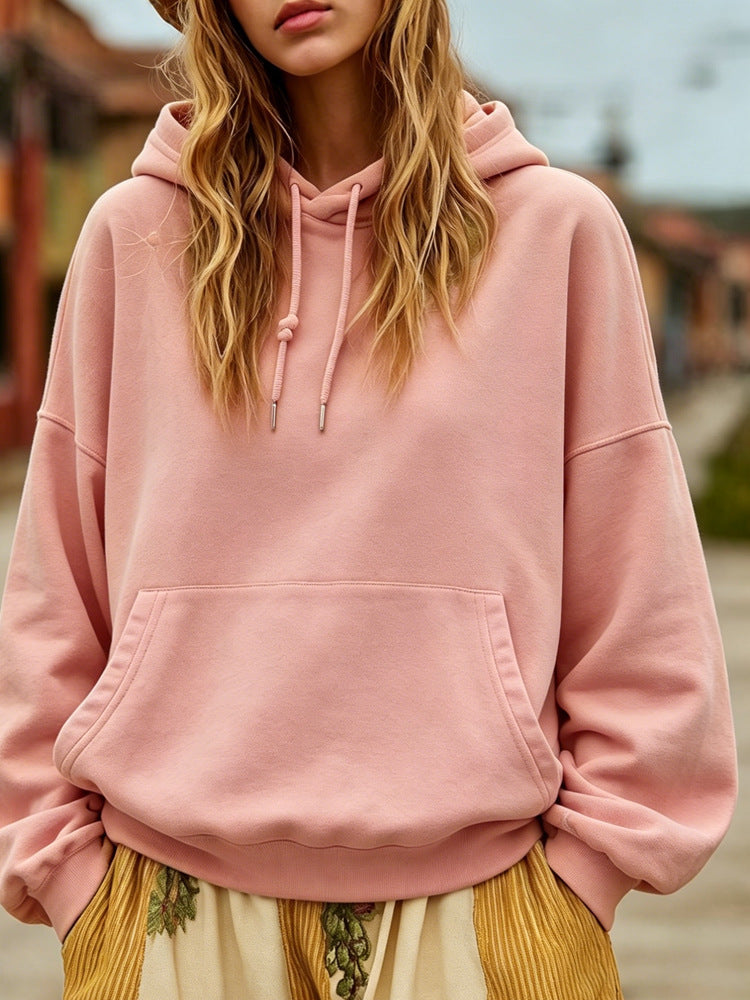Damen Oversize-Kapuzenpullover mit Kängurutasche und Relaxed-Fit Shop Nory