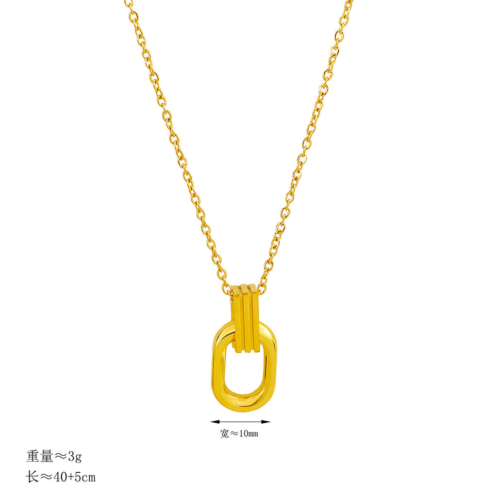 Damen elegante Halskette mit modernem, minimalistischen Design Shop Nory