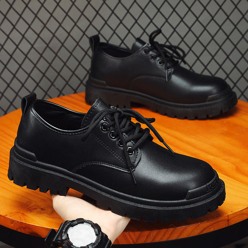 Herren Schnürschuhe aus hochwertigem Leder mit rutschfester Sohle
