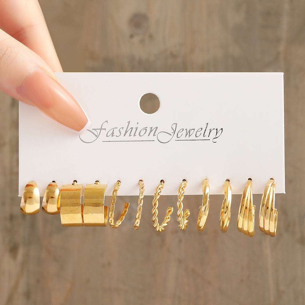 Damen Ohrstecker Set mit eleganten und vielseitigen Designs Shop Nory