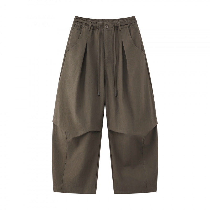 Unisex Weite Lagenhose mit ballonförmiger Silhouette, hoher Leibhöhe und Kordelzug Shop Nory
