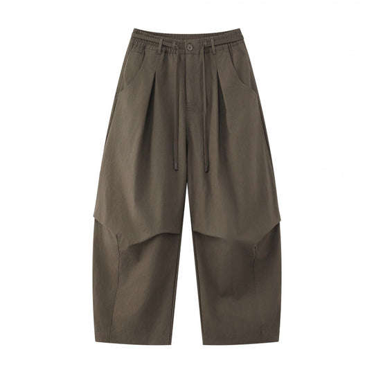 Unisex Weite Lagenhose mit ballonförmiger Silhouette, hoher Leibhöhe und Kordelzug Shop Nory