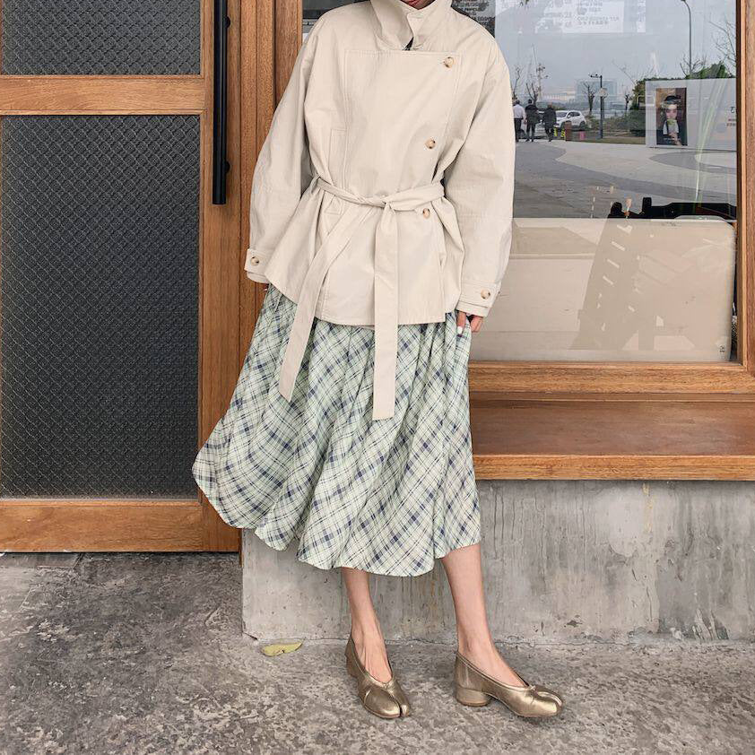 Damen Modische und lässige Jacke mit hohem Kragen Shop Nory