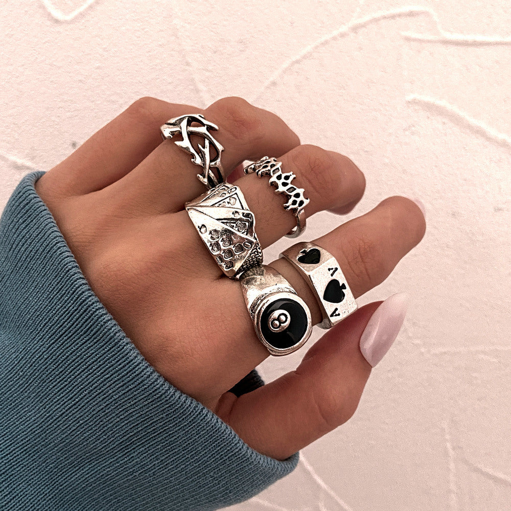 Damen modische Ring-Set Shop Nory