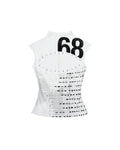 Damen Kreatives Tank-Top mit Grafischem Druck