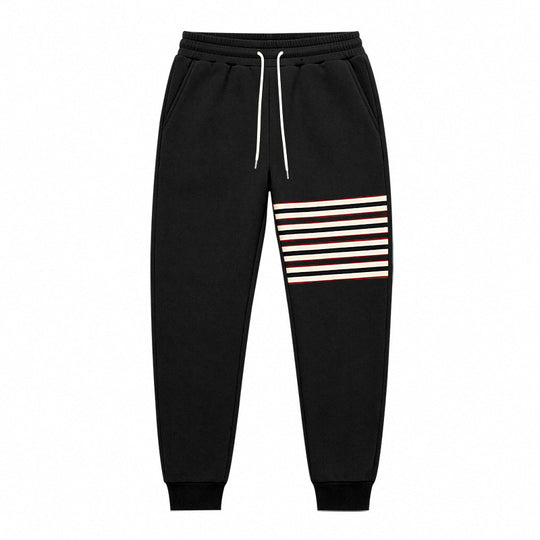 Herren Sportliche Jogginghose mit seitlichem Streifenpanel und Kordelzug Shop Nory