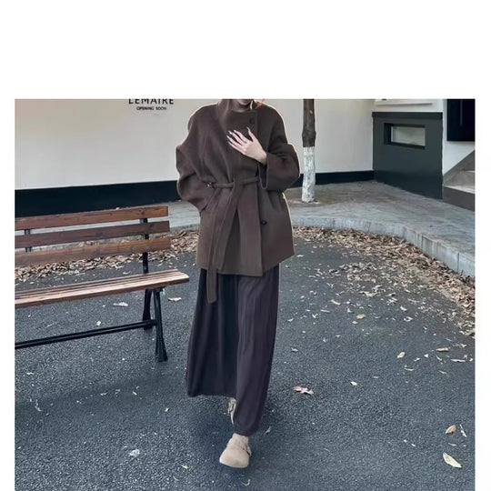 Damen Modische Oversized-Wolljacke Shop Nory