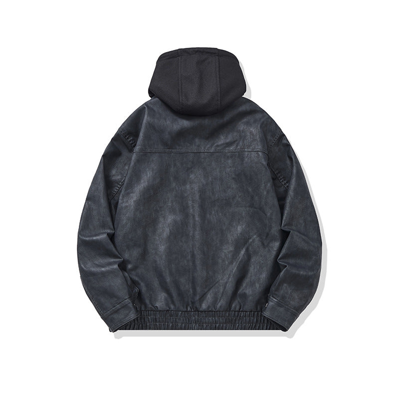 Herren Kapuzen-Canvasblouson im Boxy‑Cut mit Utility‑Details Shop Nory