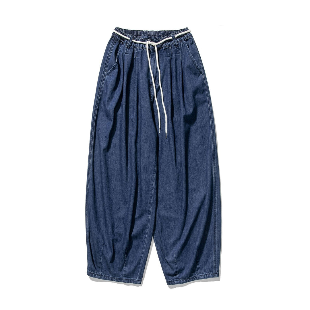 Herren Extraweite Baggy-Hose mit Tunnelzugbund und umgeschlagenem Saum Shop Nory