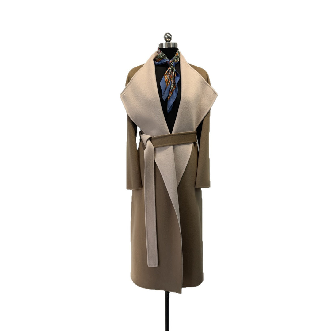 Damen Schicker Wollmischung Mantel Shop Nory