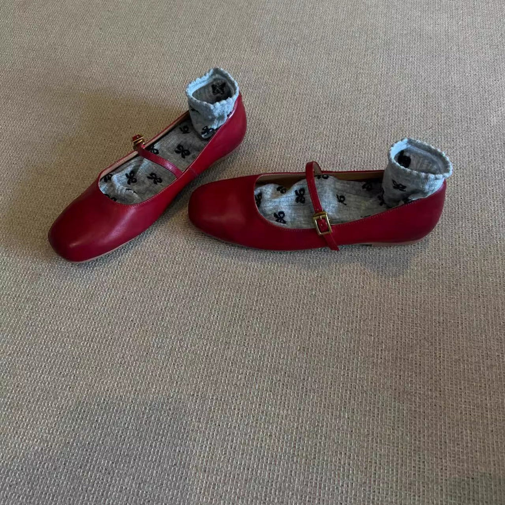 Damen elegante Mary Janes mit komfortabler Sohle und verstellbarem Riemen