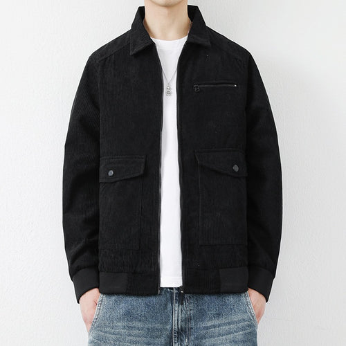 Herren Lässige Cordjacke mit praktischen Taschen Shop Nory