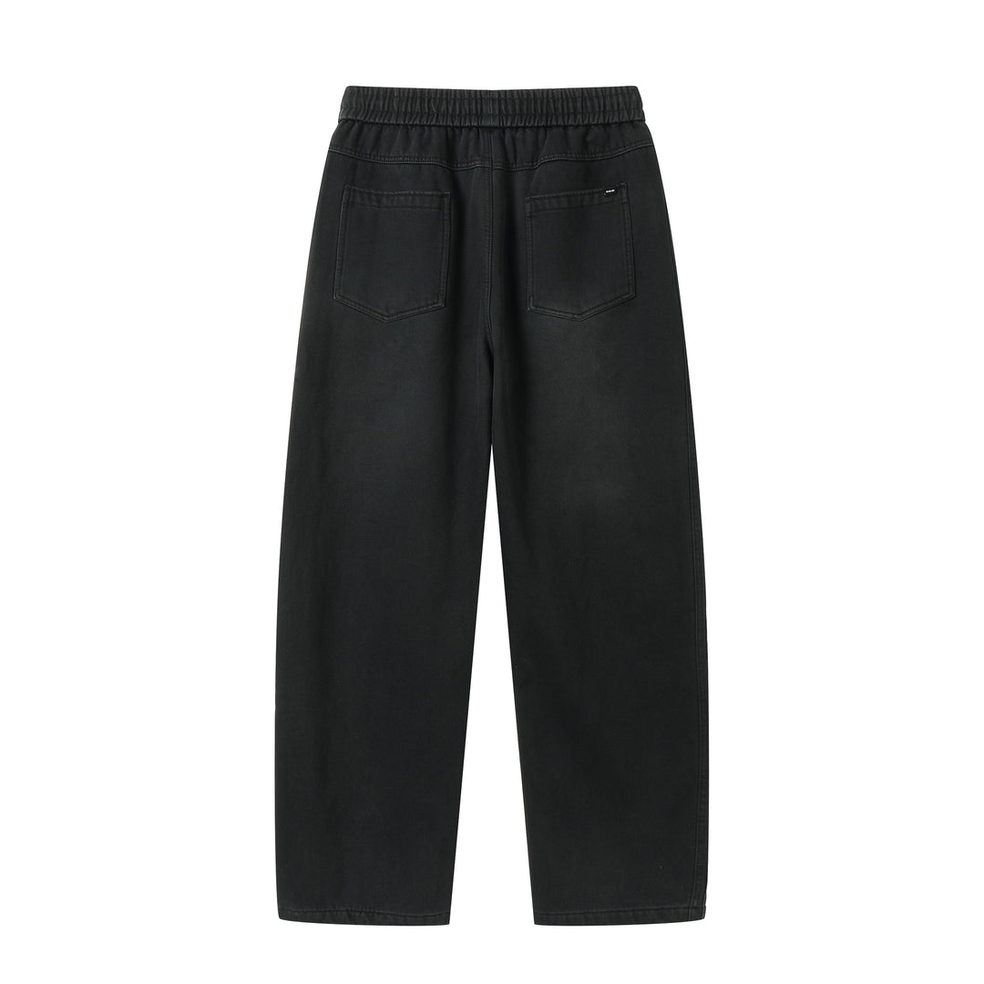 Damen Relaxte Jogginghose mit hohem elastischen Bund und seitlichen Ziernähten Shop Nory
