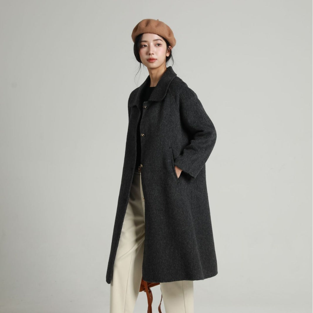 Damen Modische Kurzjacke mit Knopfleiste Shop Nory