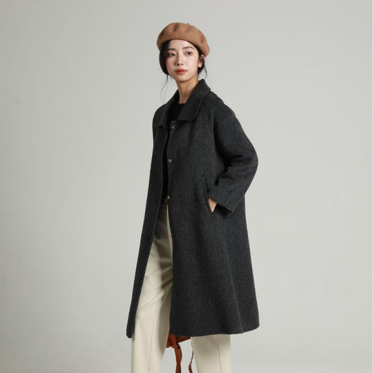 Damen Modische Kurzjacke mit Knopfleiste Shop Nory
