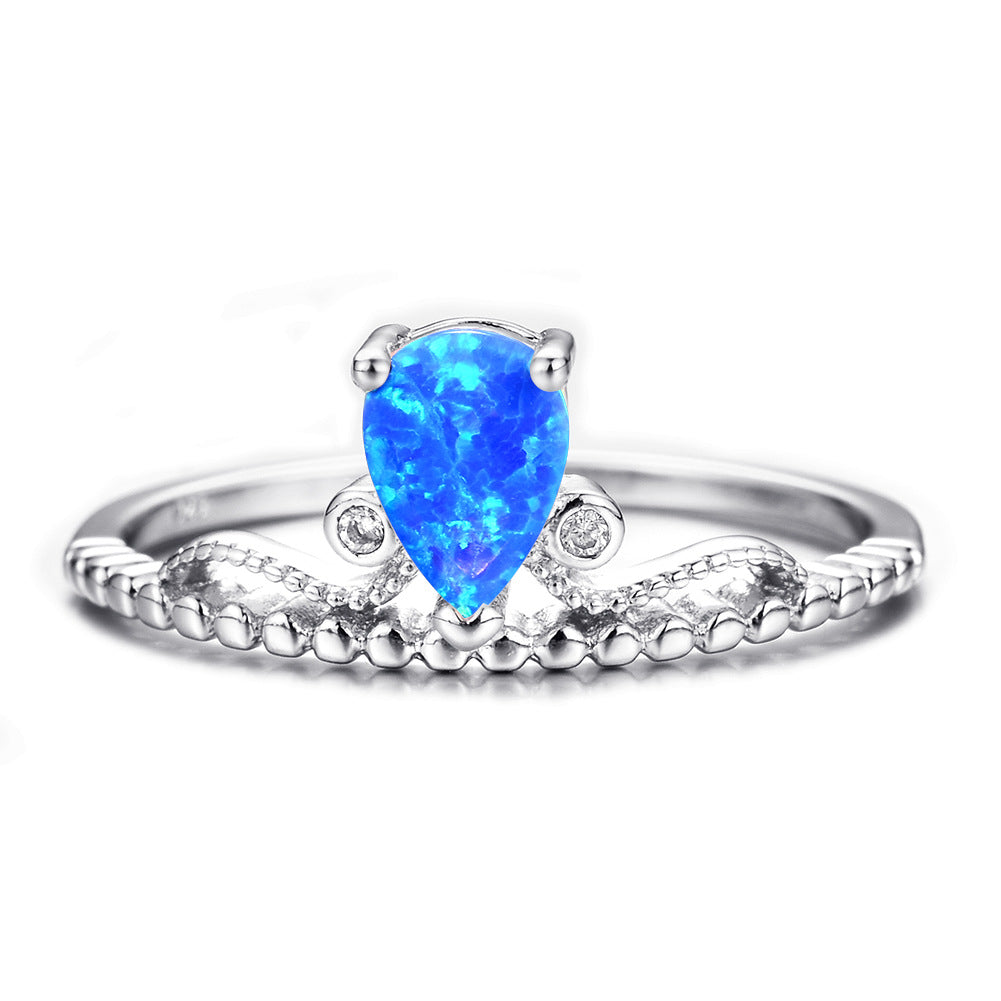 Damen Ring mit kunstvollem Opal und filigranem Design Shop Nory