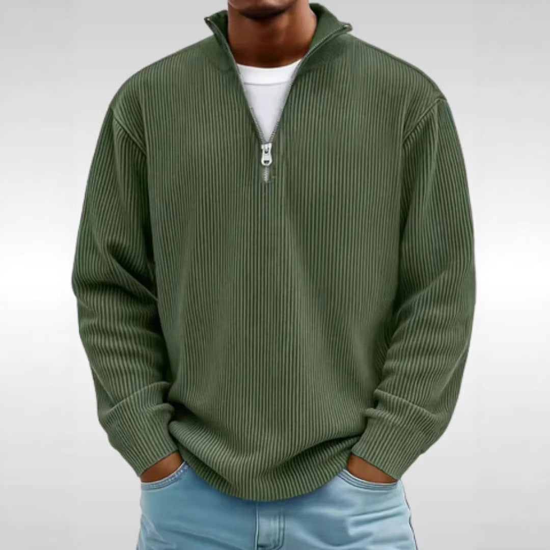 Herren Modischer Zip-Pullover