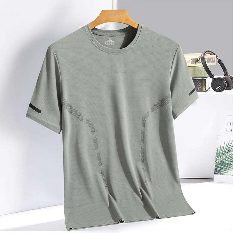 Herren nan atmungsaktives Funktions-T-Shirt aus Mikrofasern mit Belüftungszonen Shopnory