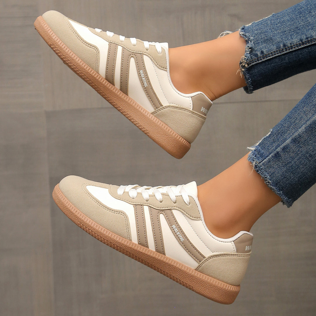 Damen Retro-Sneaker mit Gumsohle und gepolsterter Innensohle Shop Nory