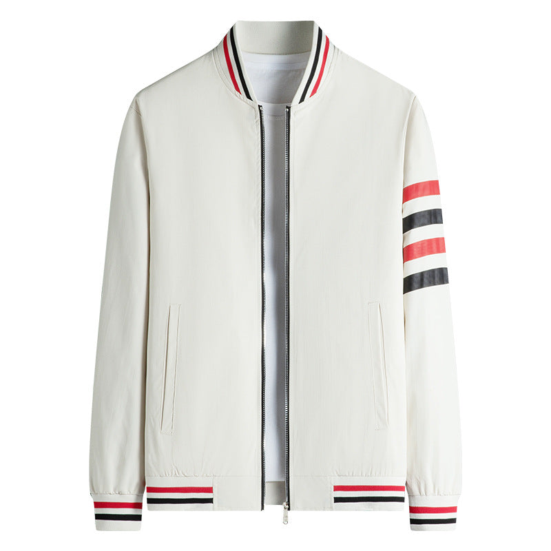 Herren Sportliche Übergangsjacke mit Stehkragen und seitlichen Reißverschlusstaschen Shop Nory