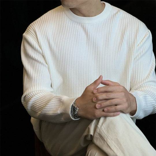 Herren Modischer Grobstrickpullover mit Rundhalsausschnitt Shop Nory 1787964468