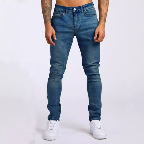 Herren Slim Fit Jeans im authentischen Used-Look