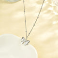 Damen Halskette mit eleganten Schmetterlingsanhänger und feiner Gliederkette Shop Nory
